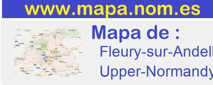 mapa de  Fleury-sur-Andelle