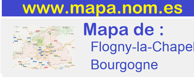 mapa de  Flogny-la-Chapelle