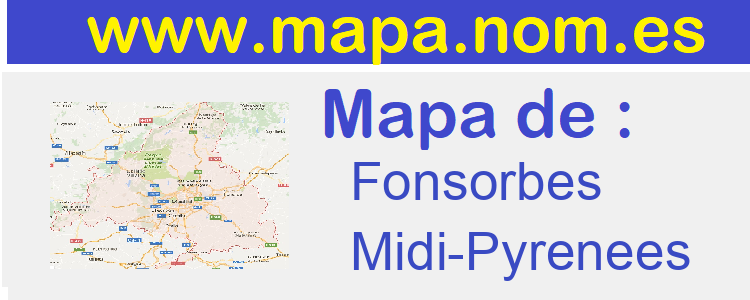 mapa de  Fonsorbes