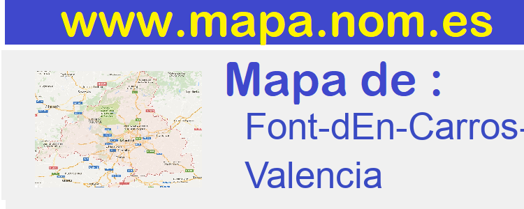 mapa de  Font-dEn-Carros-la