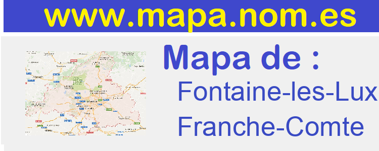 mapa de  Fontaine-les-Luxeuil