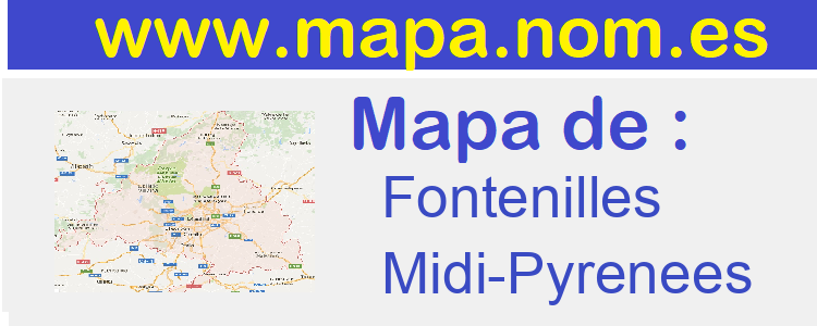 mapa de  Fontenilles