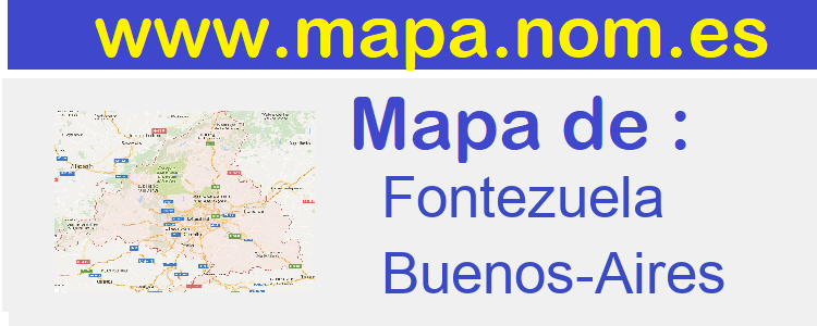 mapa de  Fontezuela