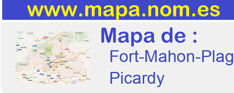 mapa de  Fort-Mahon-Plage