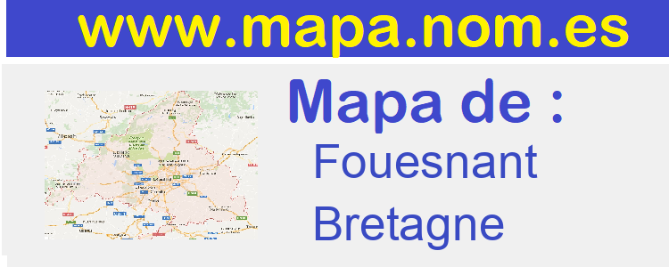 mapa de  Fouesnant