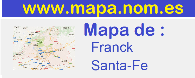 mapa de  Franck