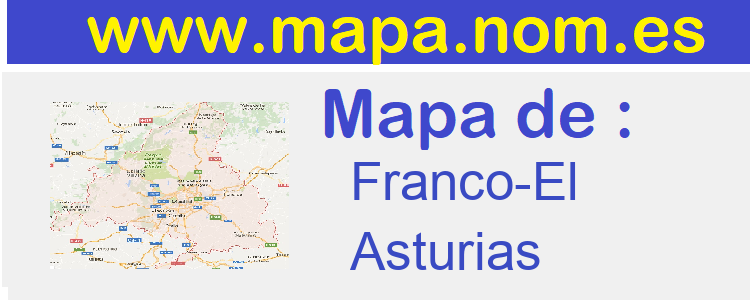 mapa de  Franco-El
