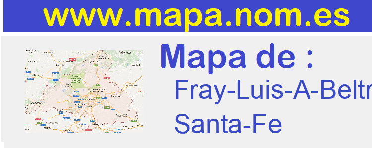 mapa de  Fray-Luis-A-Beltran
