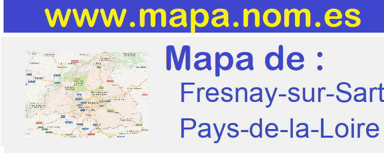 mapa de  Fresnay-sur-Sarthe