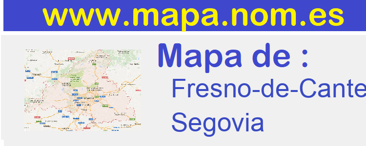 mapa de  Fresno-de-Cantespino