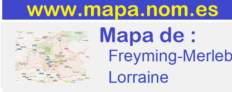 mapa de  Freyming-Merlebach
