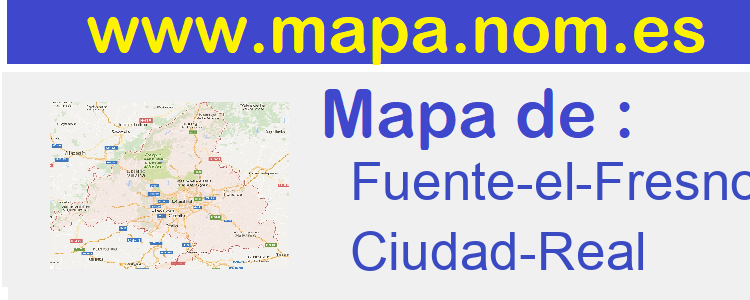 mapa de  Fuente-el-Fresno