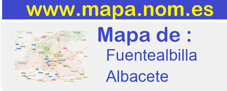 mapa de  Fuentealbilla