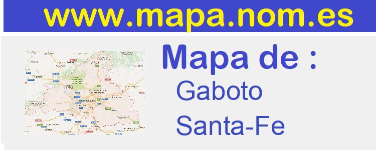 mapa de  Gaboto