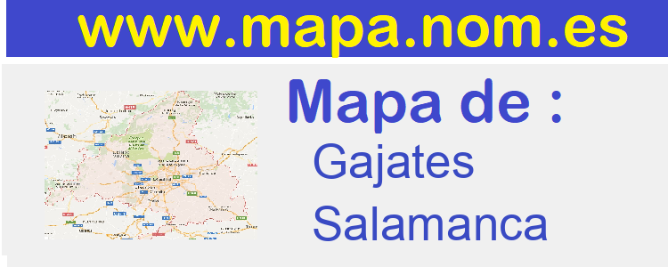 mapa de  Gajates