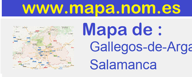 mapa de  Gallegos-de-Arganan