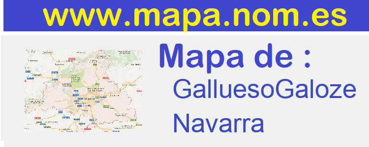 mapa de  GalluesoGaloze
