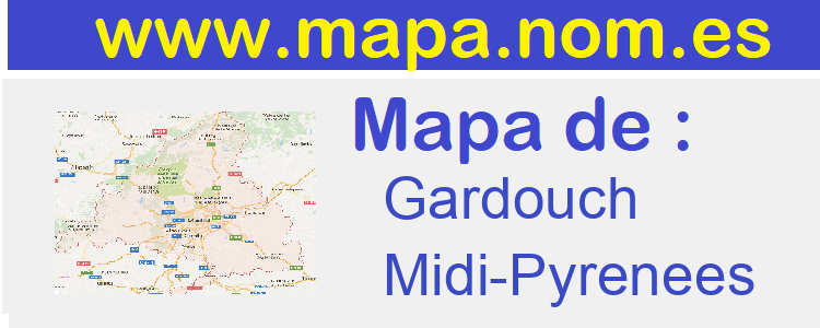 mapa de  Gardouch