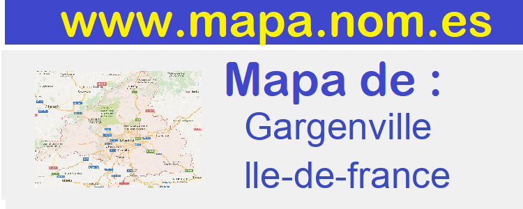 mapa de  Gargenville
