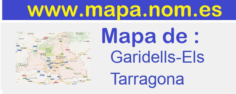 mapa de  Garidells-Els