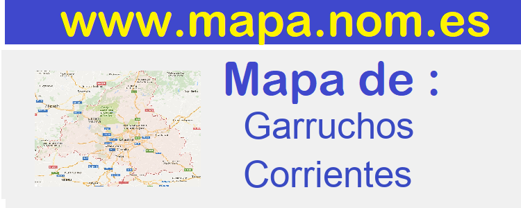 mapa de  Garruchos