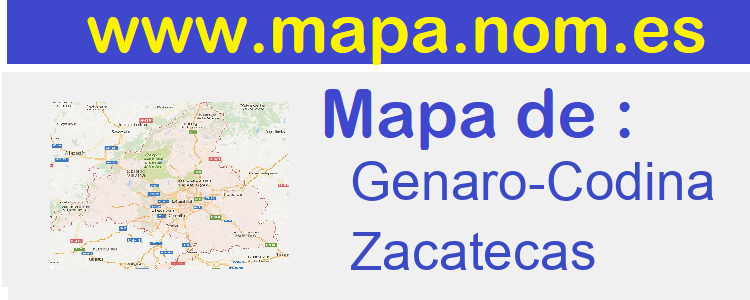 mapa de  Genaro-Codina