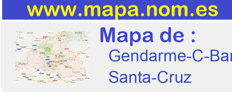 mapa de  Gendarme-C-Barreto