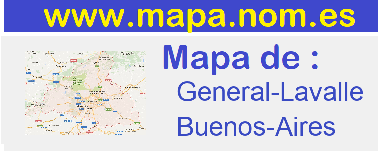 mapa de  General-Lavalle