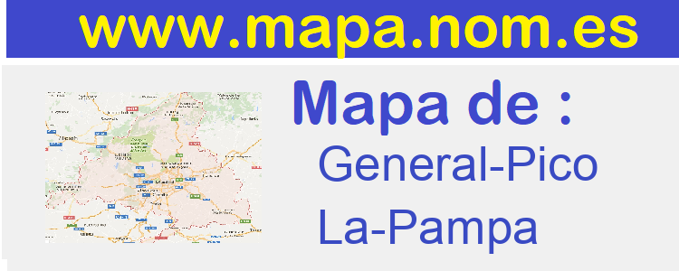 mapa de  General-Pico