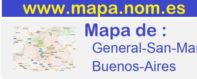 mapa de  General-San-Martin