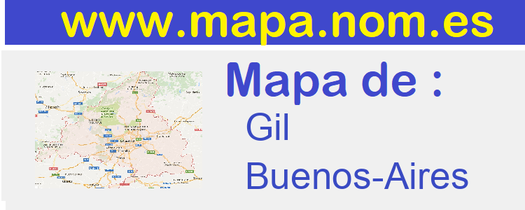 mapa de  Gil