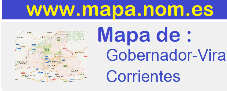 mapa de  Gobernador-Virasora