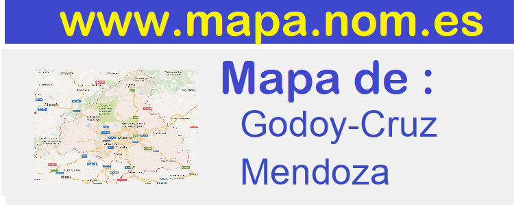 mapa de  Godoy-Cruz