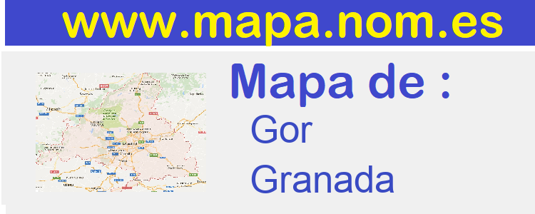 mapa de  Gor