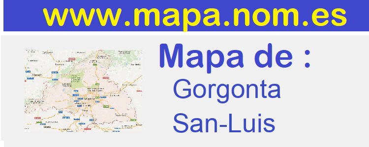 mapa de  Gorgonta