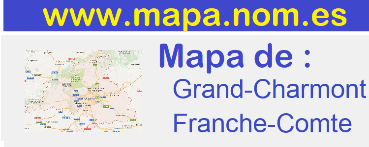 mapa de  Grand-Charmont