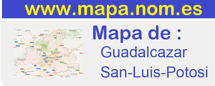 mapa de  Guadalcazar