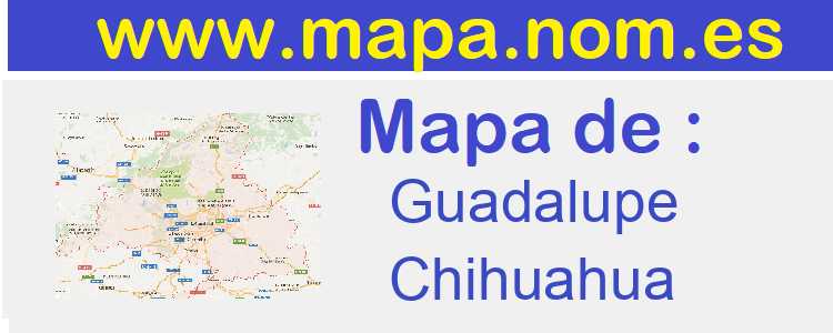 mapa de  Guadalupe