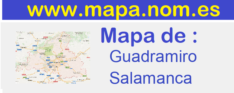 mapa de  Guadramiro