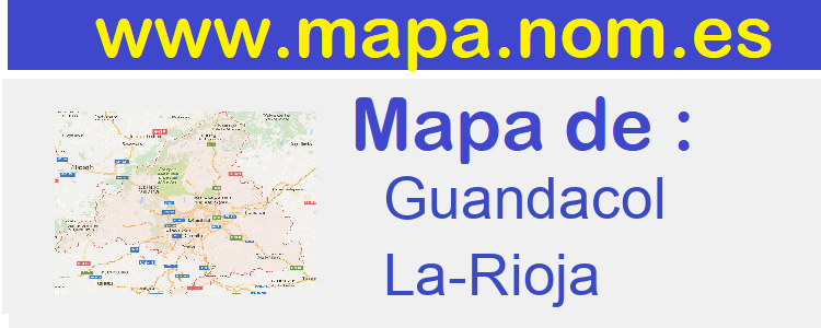 mapa de  Guandacol