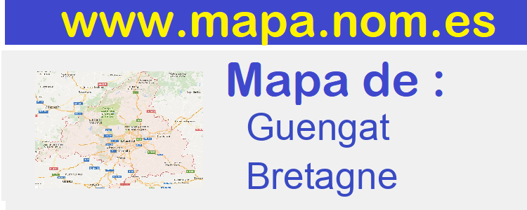 mapa de  Guengat
