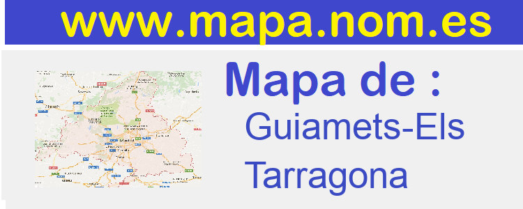 mapa de  Guiamets-Els