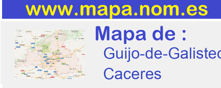 mapa de Guijo-de-Galisteo