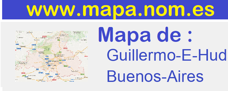 mapa de  Guillermo-E-Hudson
