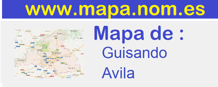 mapa de  Guisando