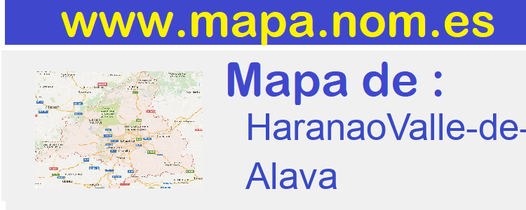 mapa de  HaranaoValle-de-Arana