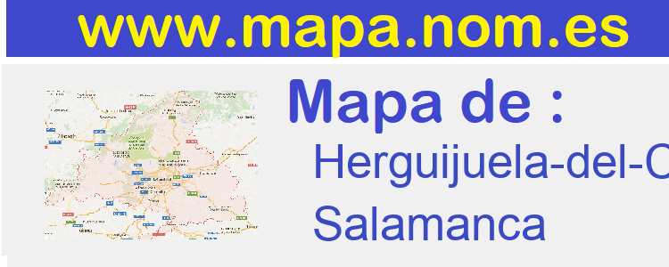 mapa de  Herguijuela-del-Campo