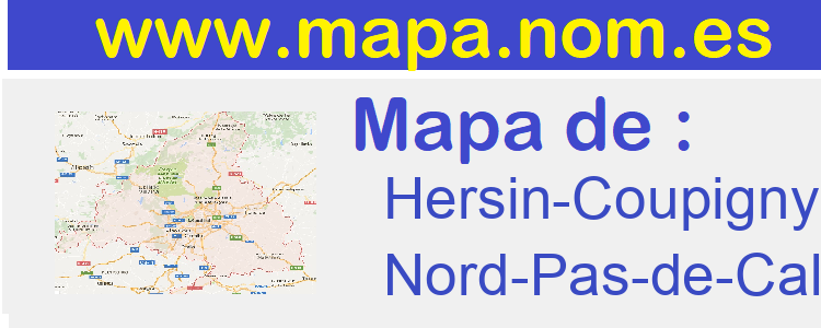 mapa de  Hersin-Coupigny