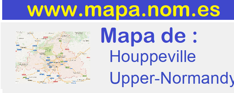 mapa de  Houppeville