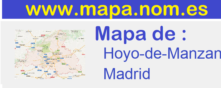 mapa de  Hoyo-de-Manzanares